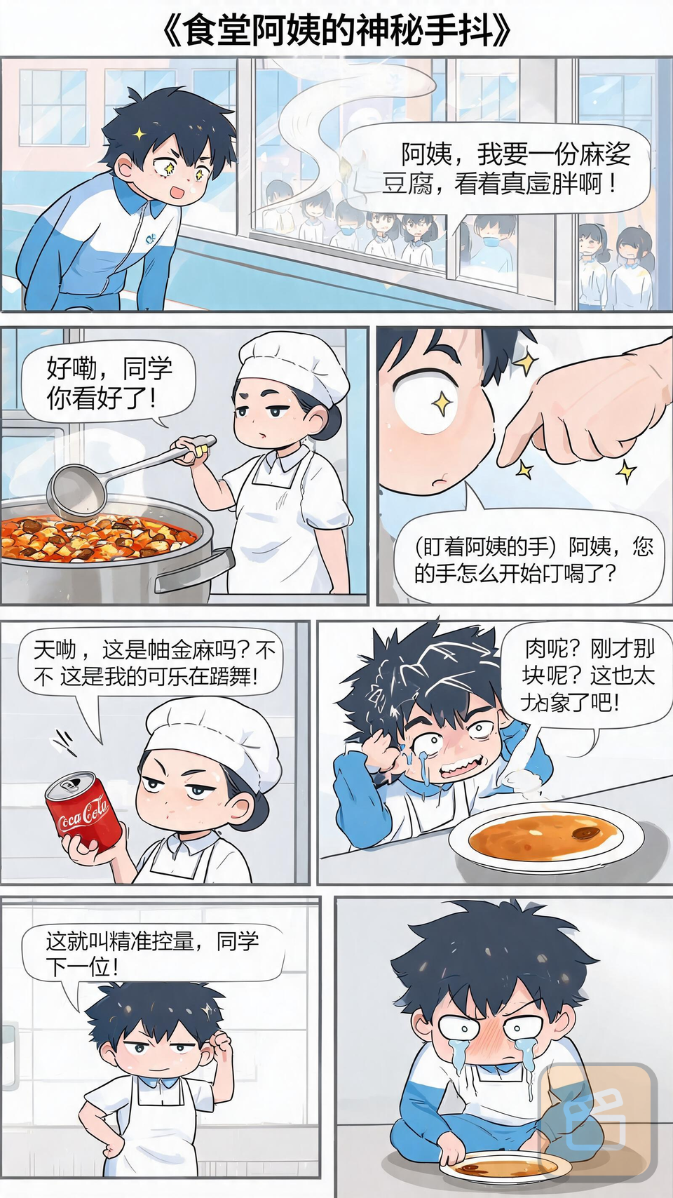 食堂阿姨的神秘手抖 #1
