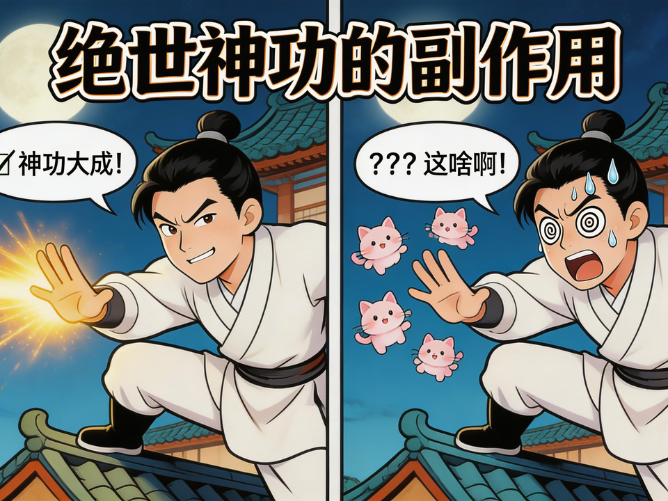 绝世神功的副作用 封面