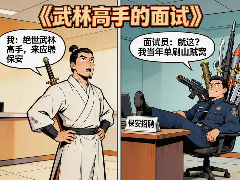 武林高手的面试 封面