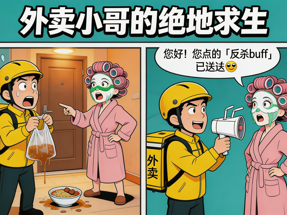 外卖小哥的绝地求生 封面