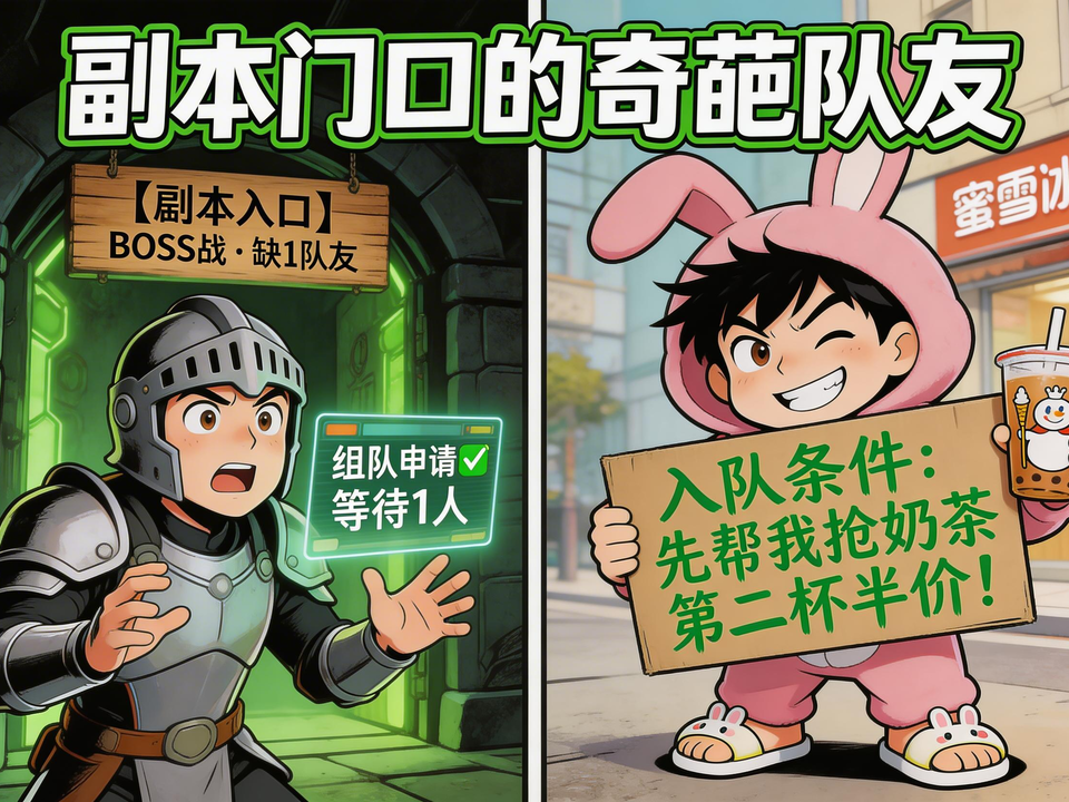 副本门口的奇葩队友 封面