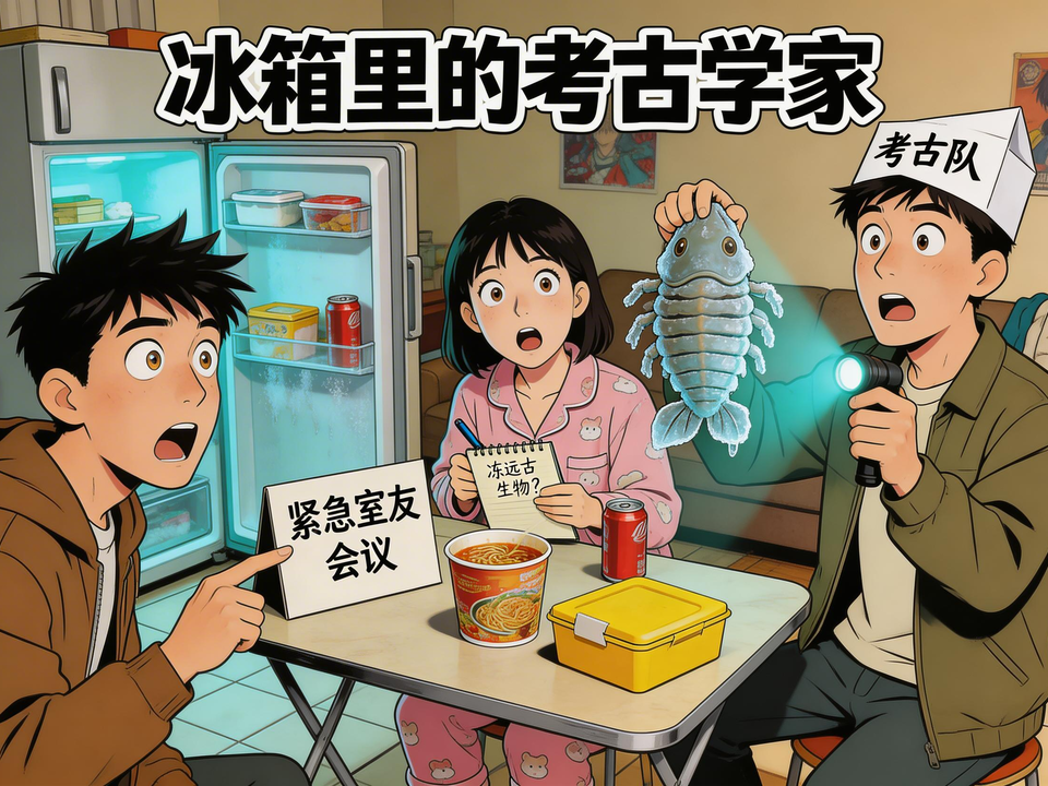 冰箱里的考古学家 封面