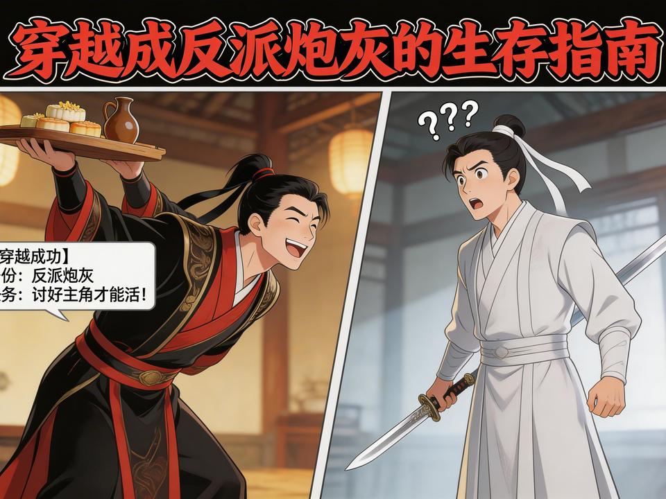穿越成反派炮灰的生存指南 封面