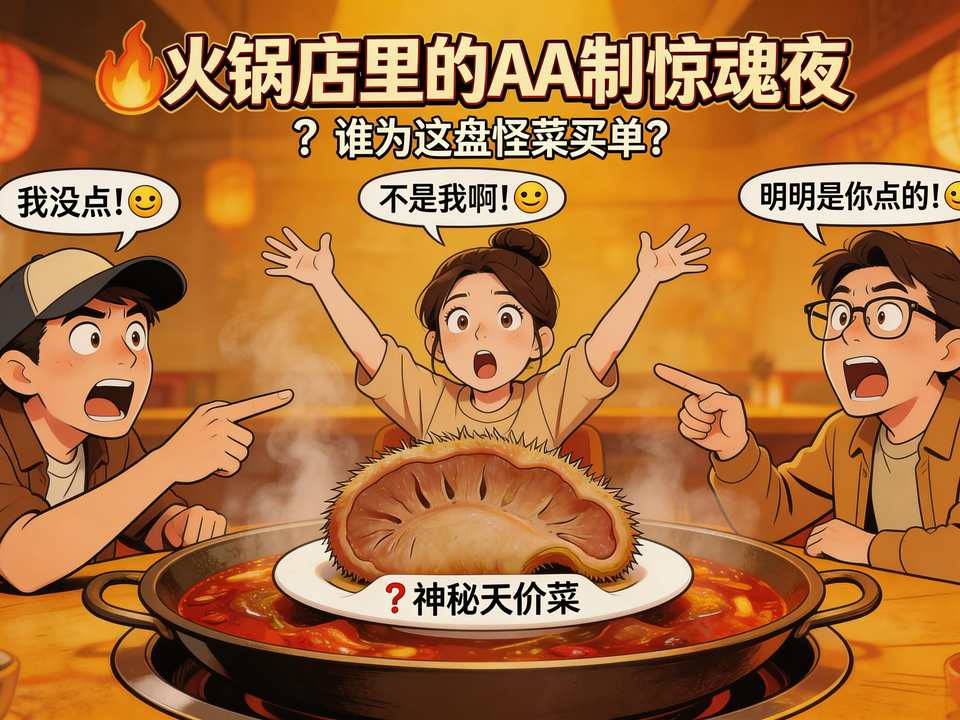 火锅店里的AA制惊魂夜 封面