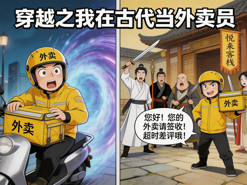 穿越之我在古代当外卖员 封面