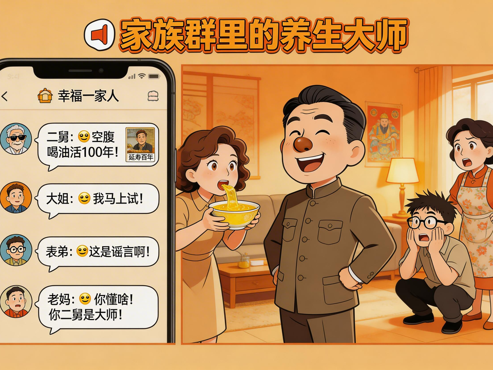 家族群里的养生大师 封面