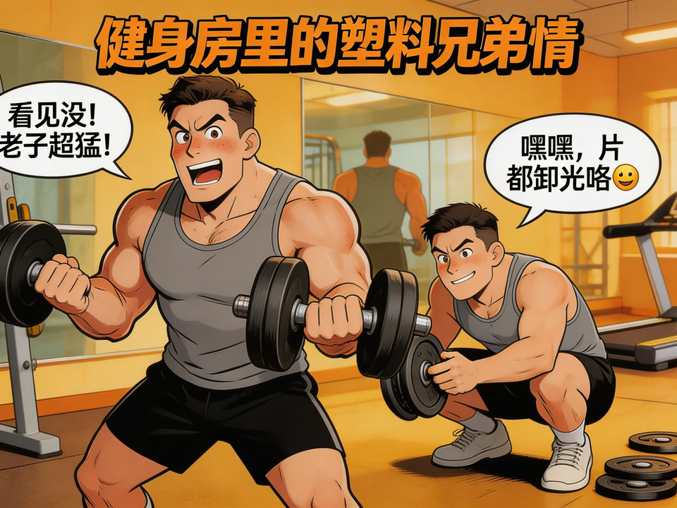 健身房里的塑料兄弟情 封面