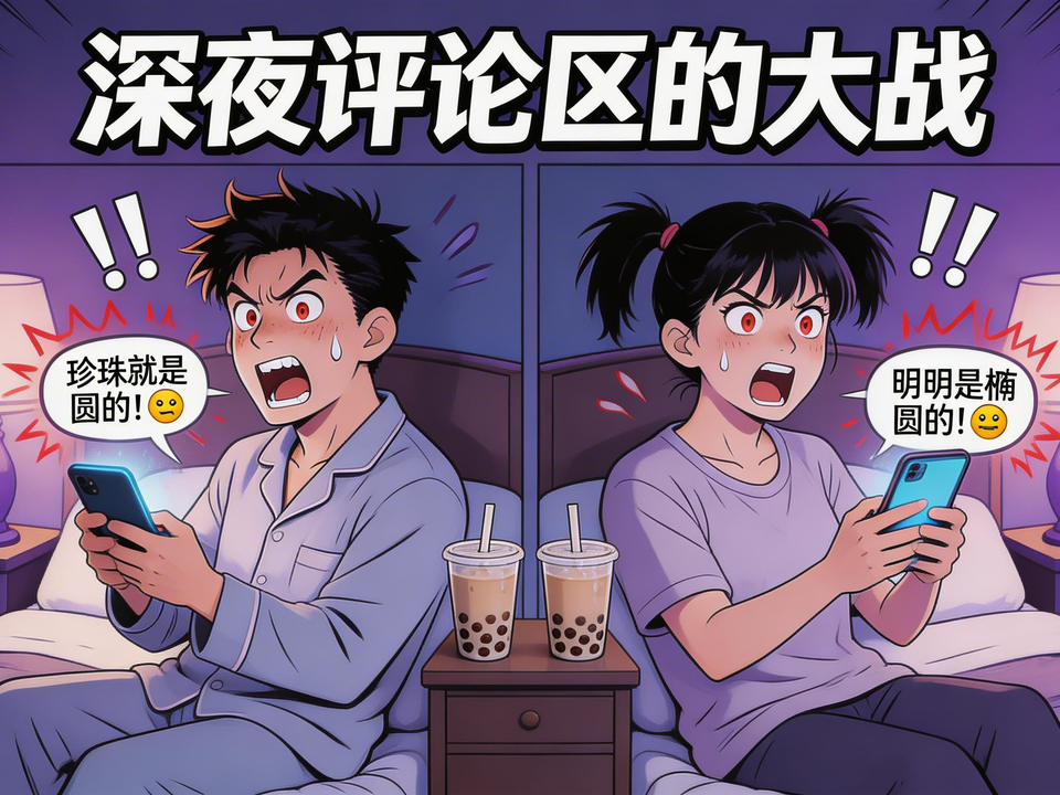 深夜评论区的大战 封面