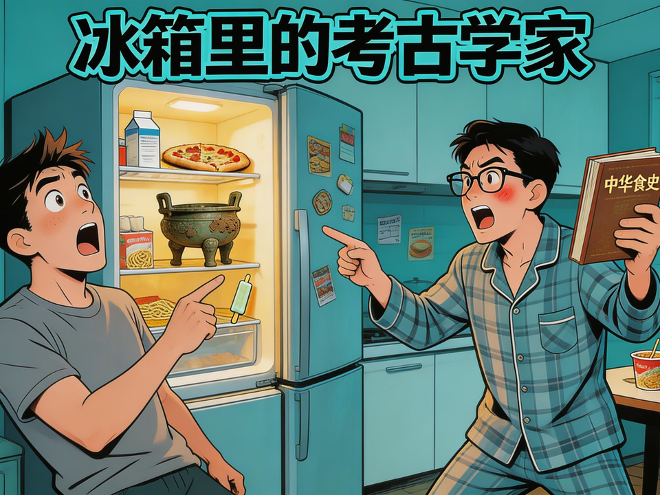 冰箱里的考古学家 封面