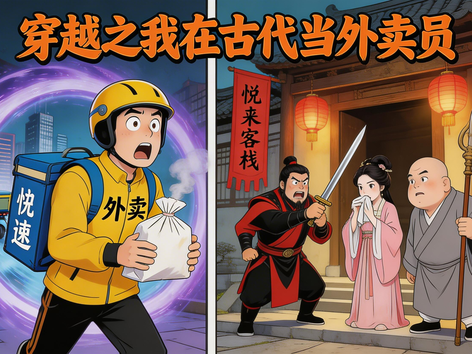 穿越之我在古代当外卖员 封面