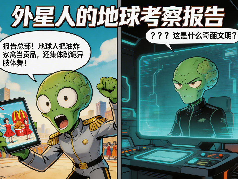 外星人的地球考察报告 封面