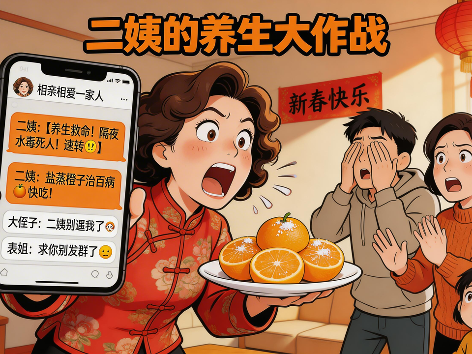 二姨的养生大作战 封面