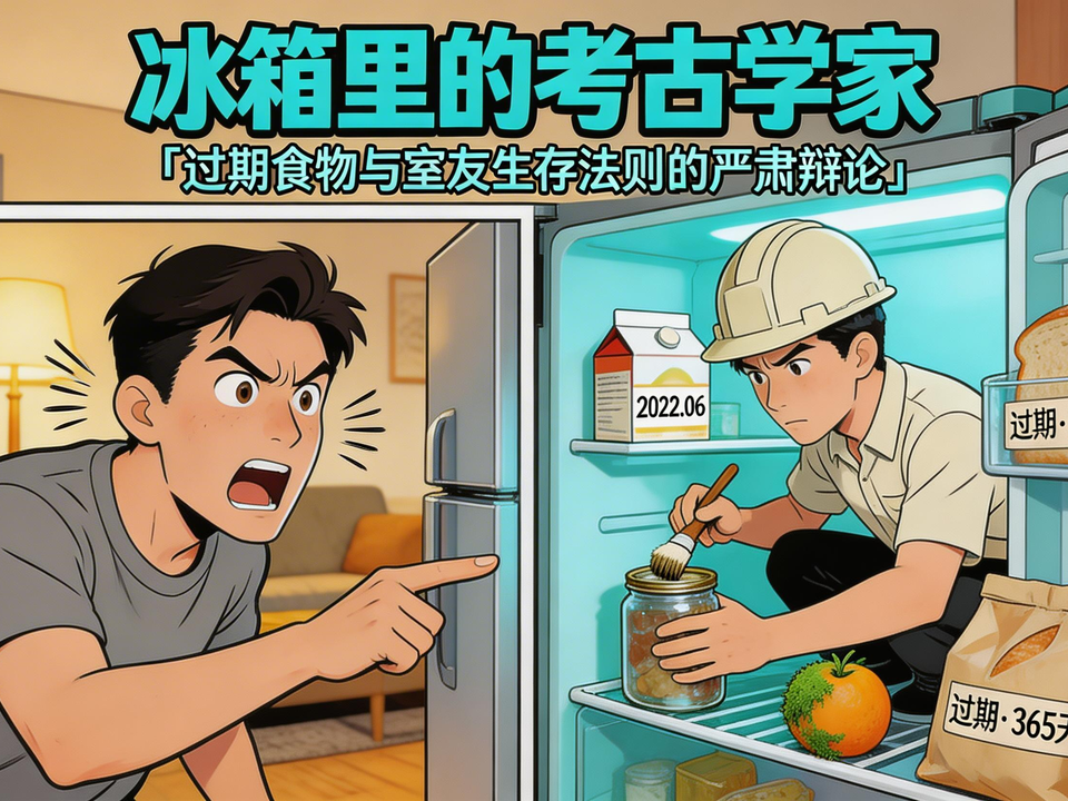 冰箱里的考古学家 封面