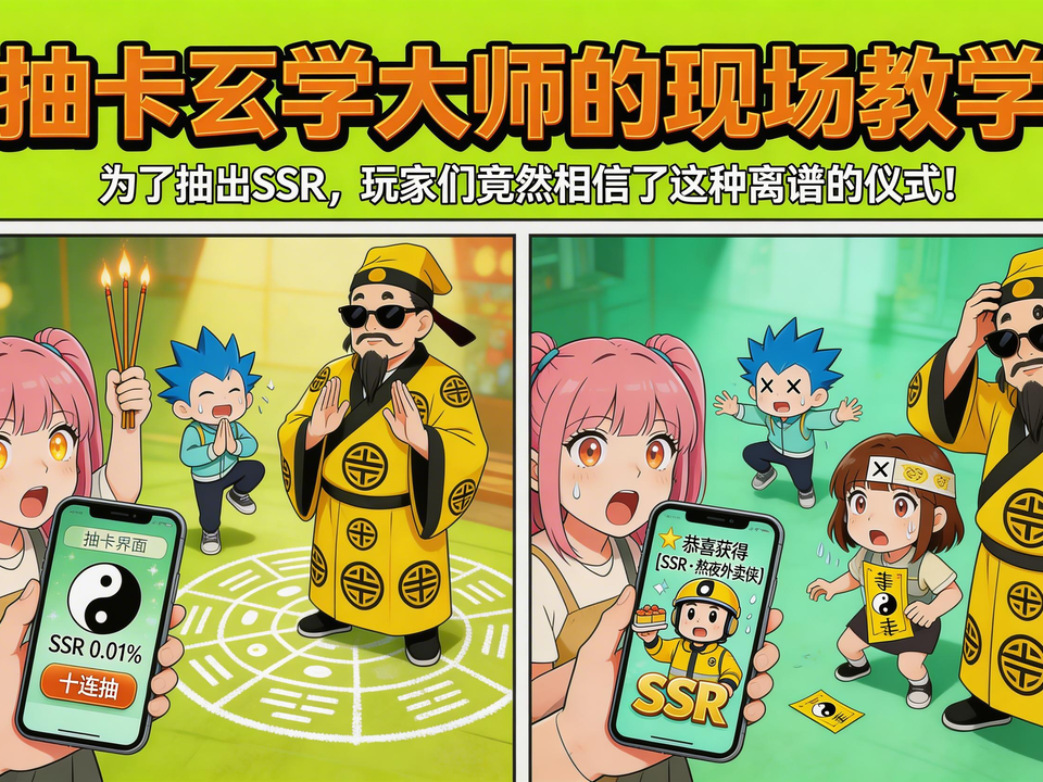 抽卡玄学大师的现场教学 封面