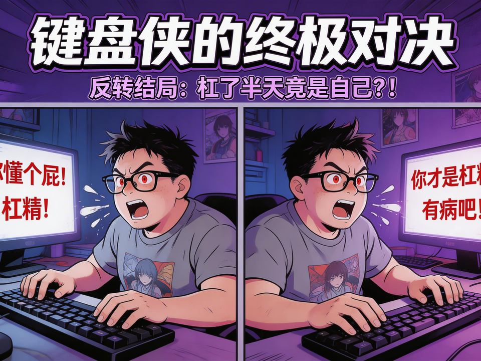 键盘侠的终极对决 封面