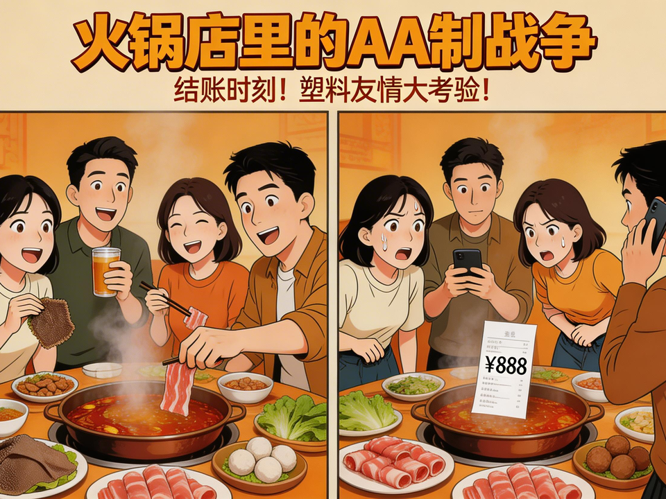 火锅店里的AA制战争 封面