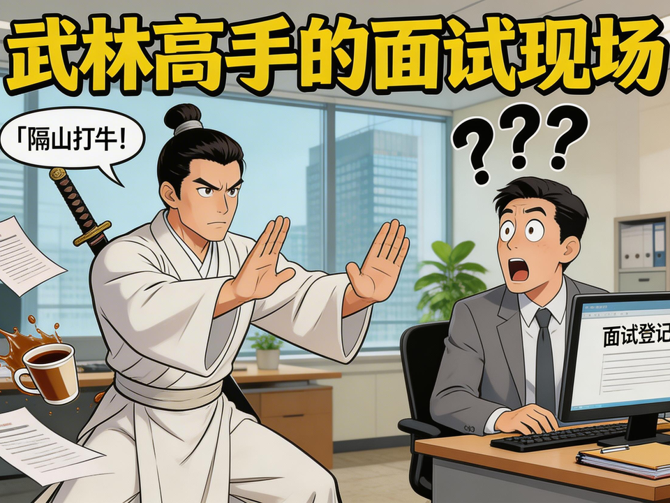 武林高手的面试现场 封面