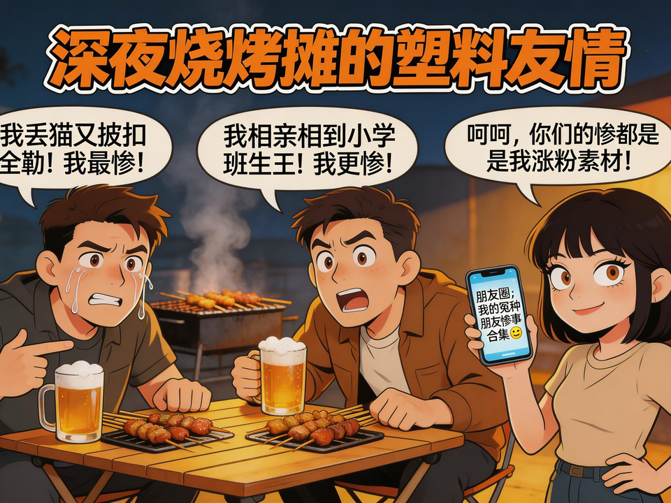 深夜烧烤摊的塑料友情 封面