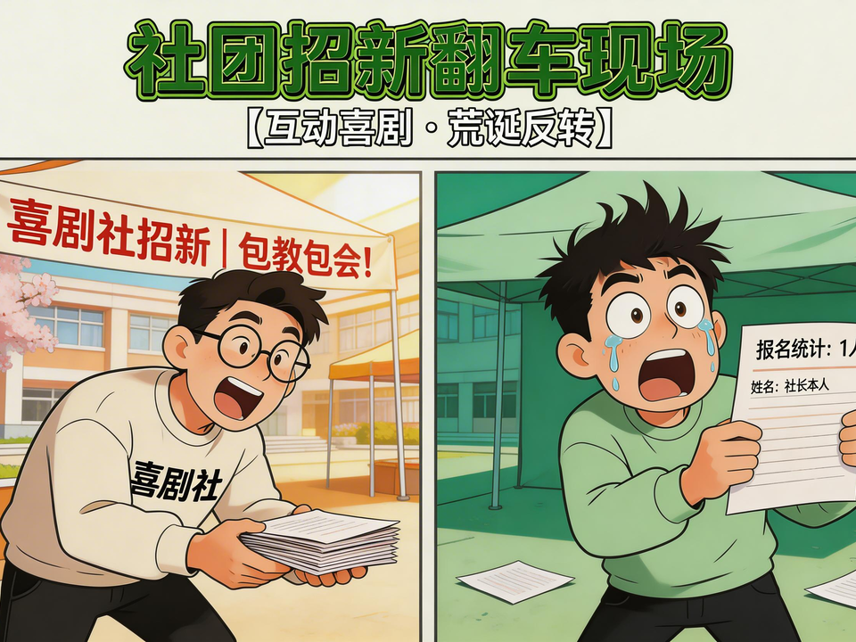 社团招新翻车现场 封面