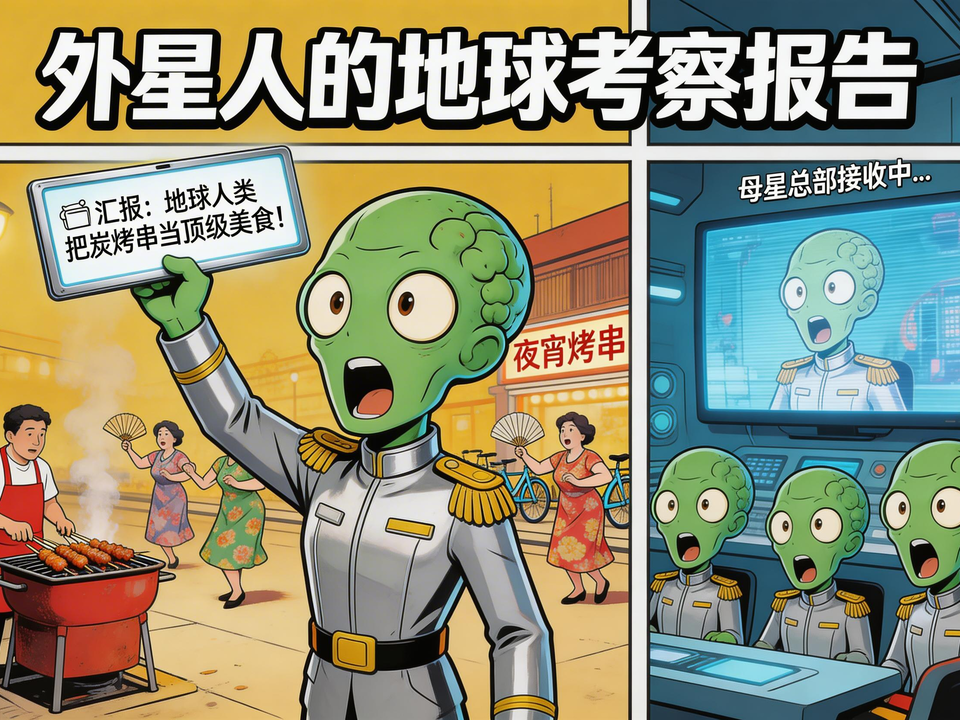 外星人的地球考察报告 封面