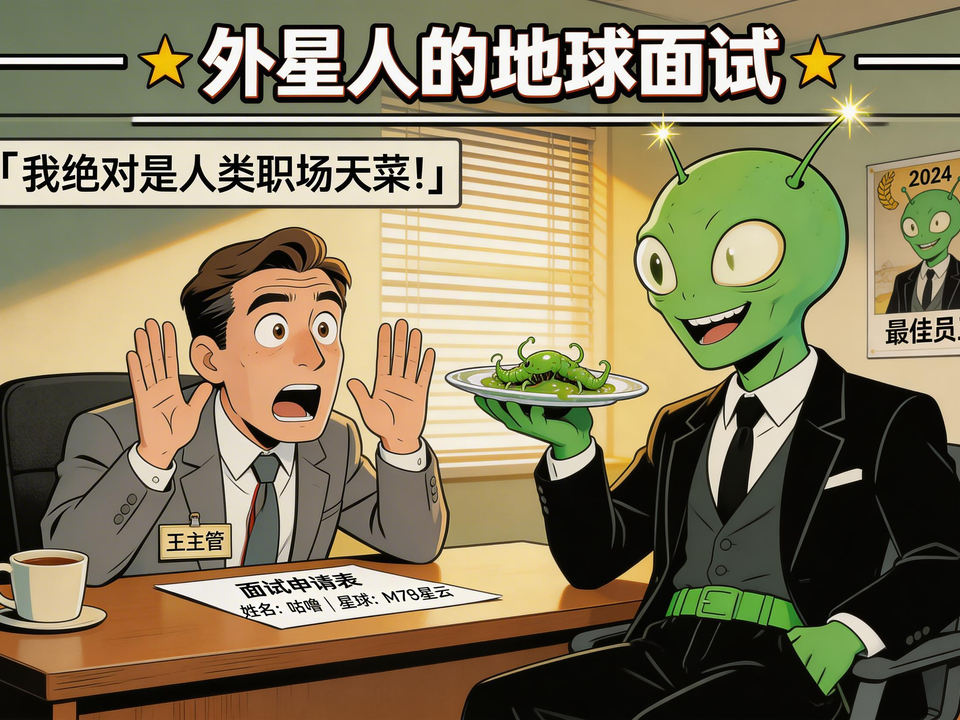 外星人的地球面试 封面