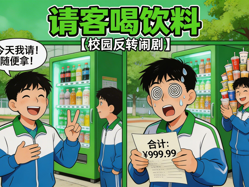 请客喝饮料 封面