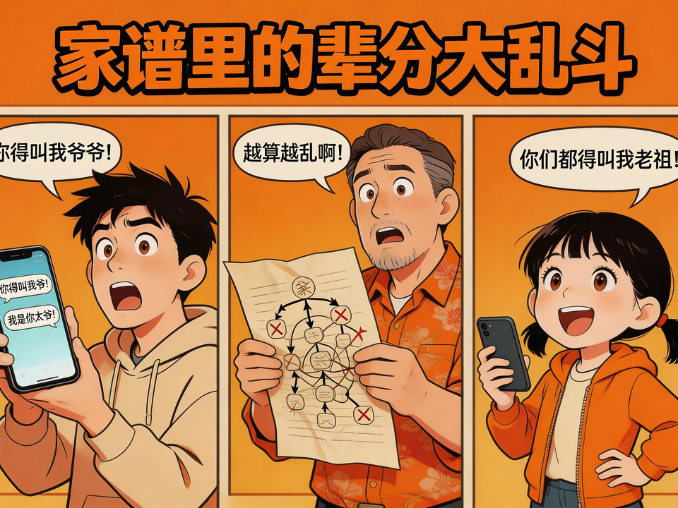 家谱里的辈分大乱斗 封面