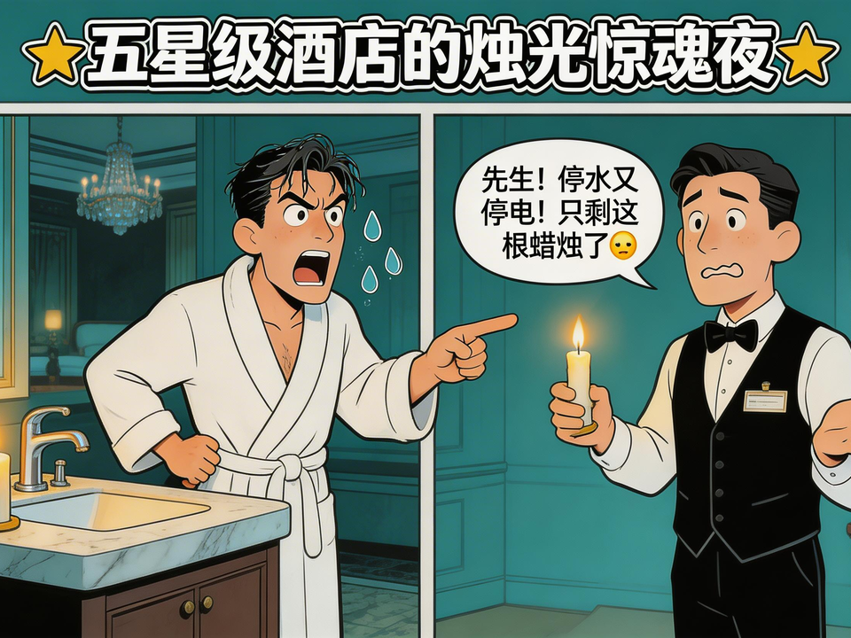 五星级酒店的烛光惊魂夜 封面