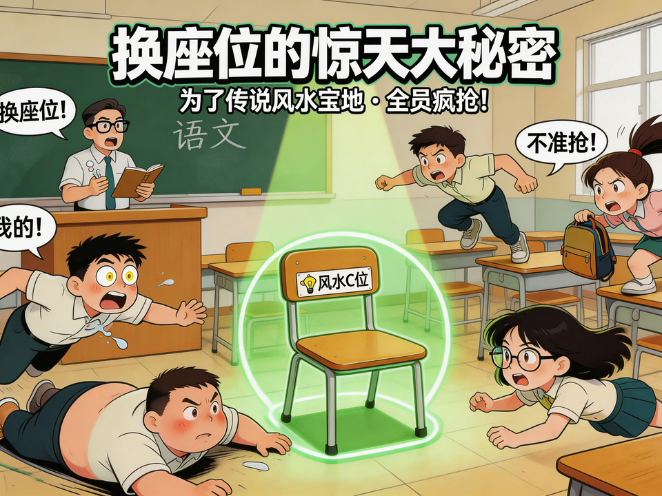 换座位的惊天大秘密 封面