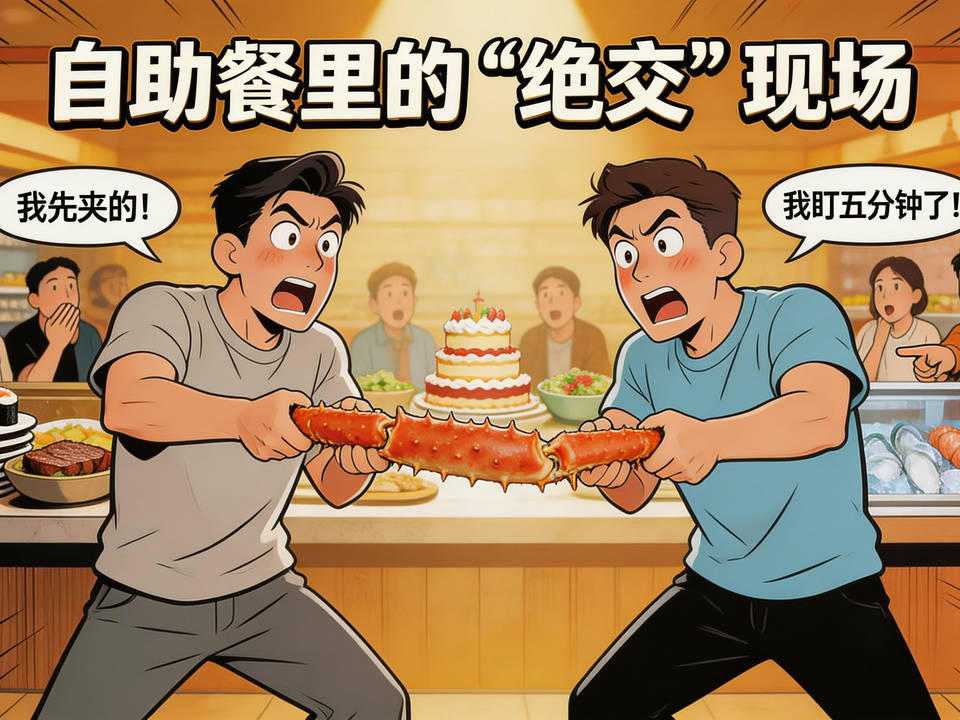 自助餐里的“绝交”现场 封面