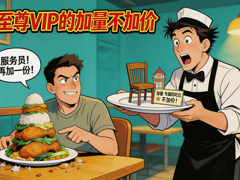 至尊VIP的加量不加价 封面