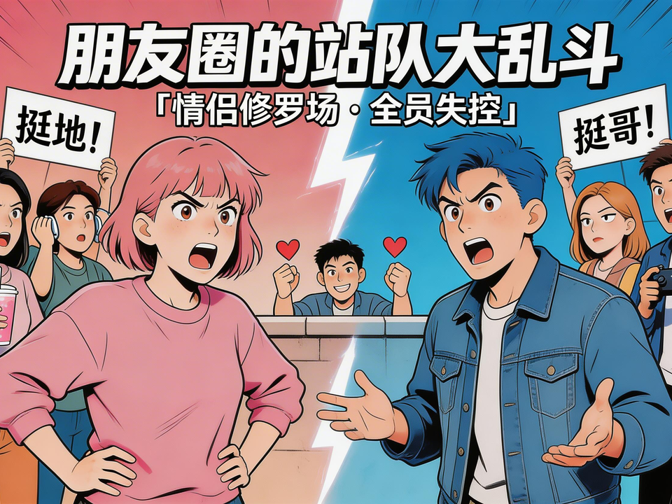 朋友圈的站队大乱斗 封面