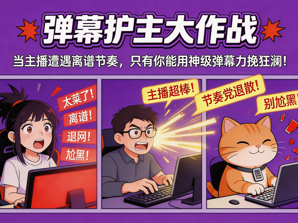 弹幕护主大作战 封面