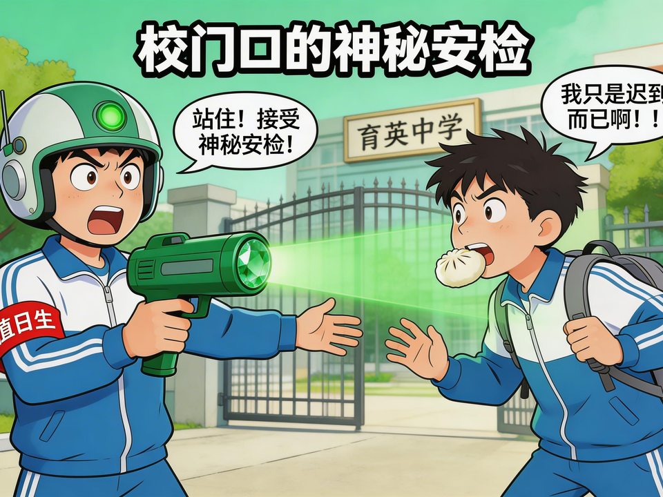 校门口的神秘安检 封面