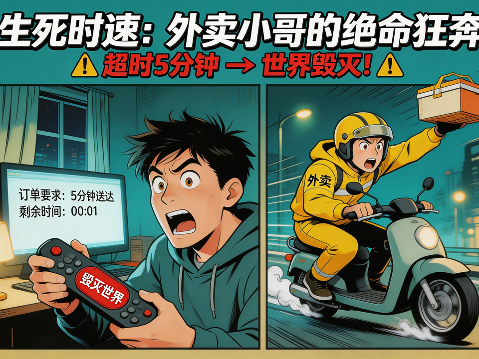 生死时速：外卖小哥的绝命狂奔 封面