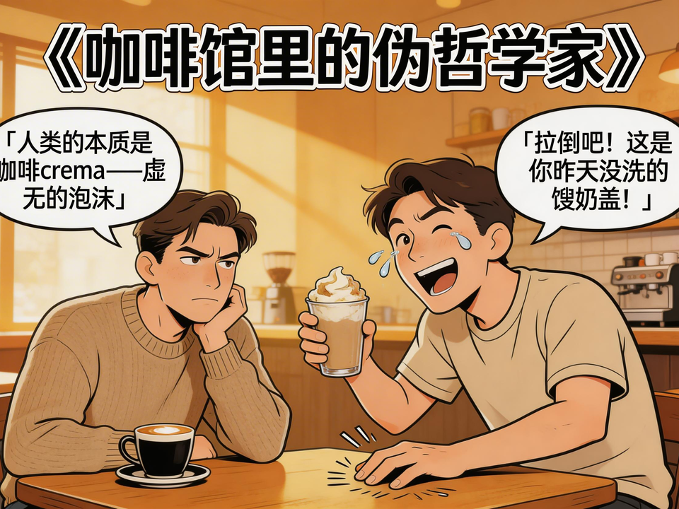 咖啡馆里的伪哲学家 封面