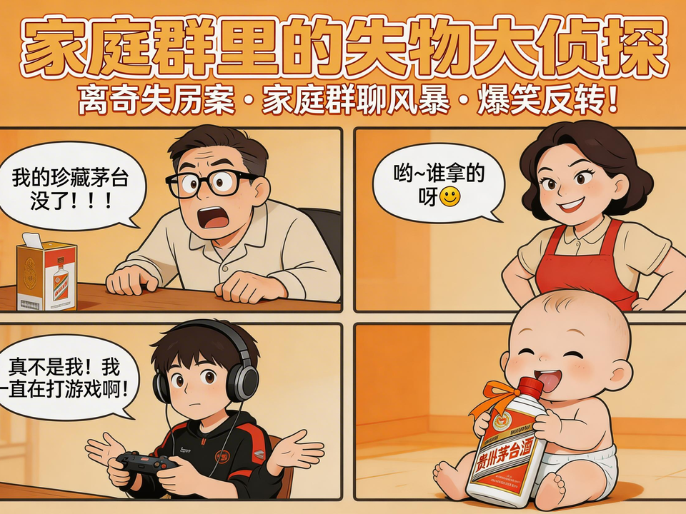 家庭群里的失物大侦探 封面