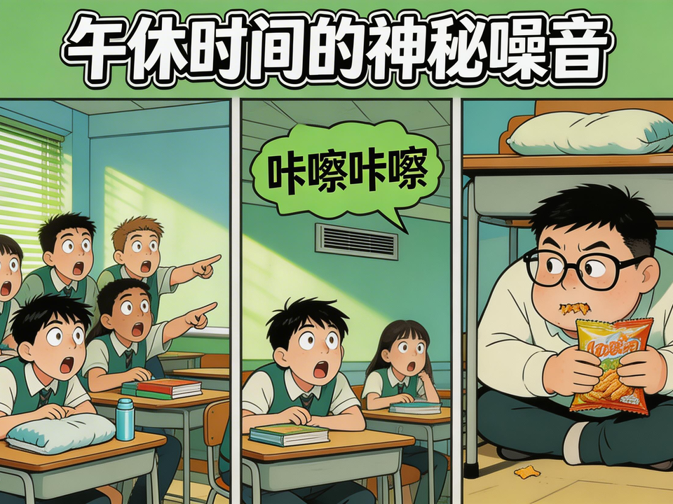 午休时间的神秘噪音 封面