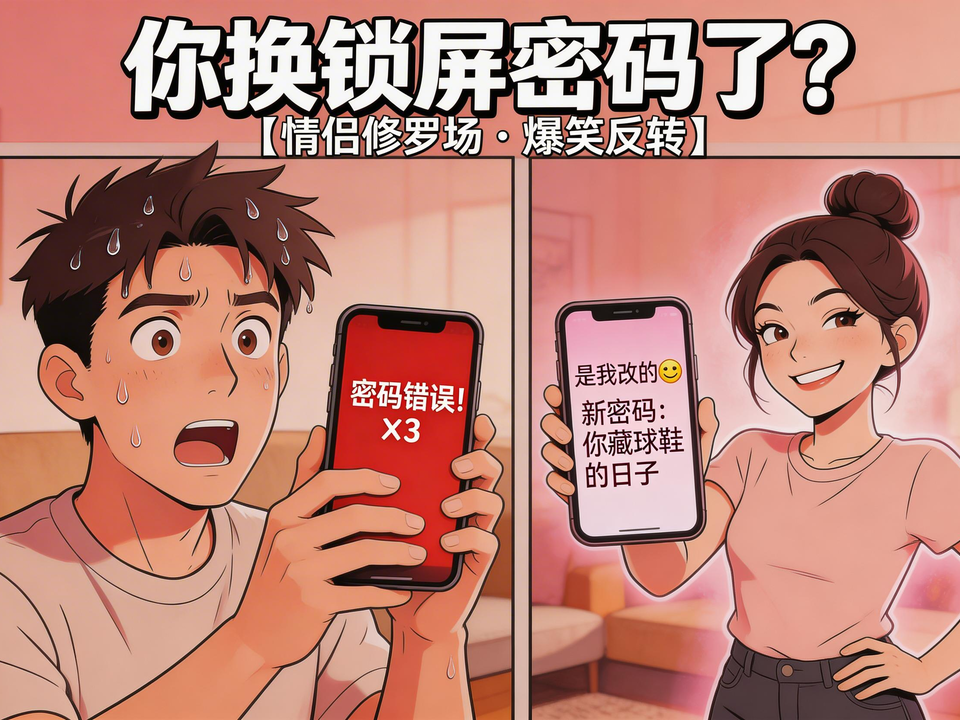 你换锁屏密码了？ 封面