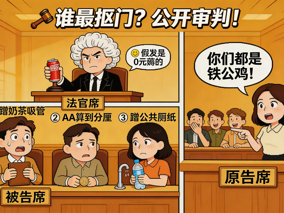 谁最抠门被公开审判 封面