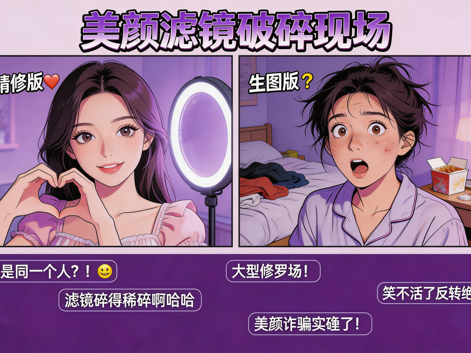 美颜滤镜破碎现场 封面