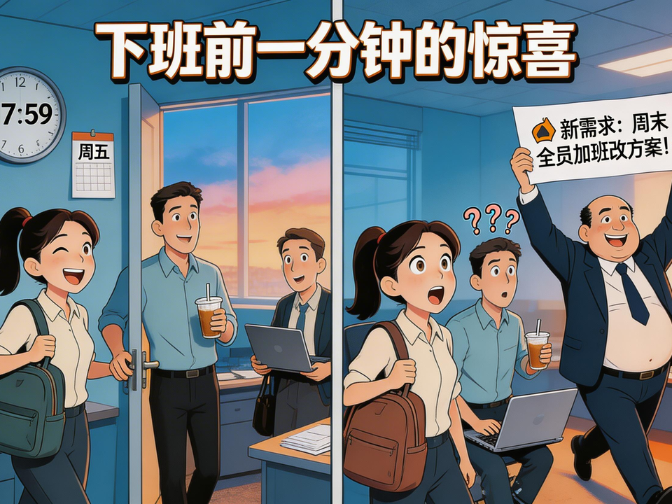 下班前一分钟的惊喜 封面