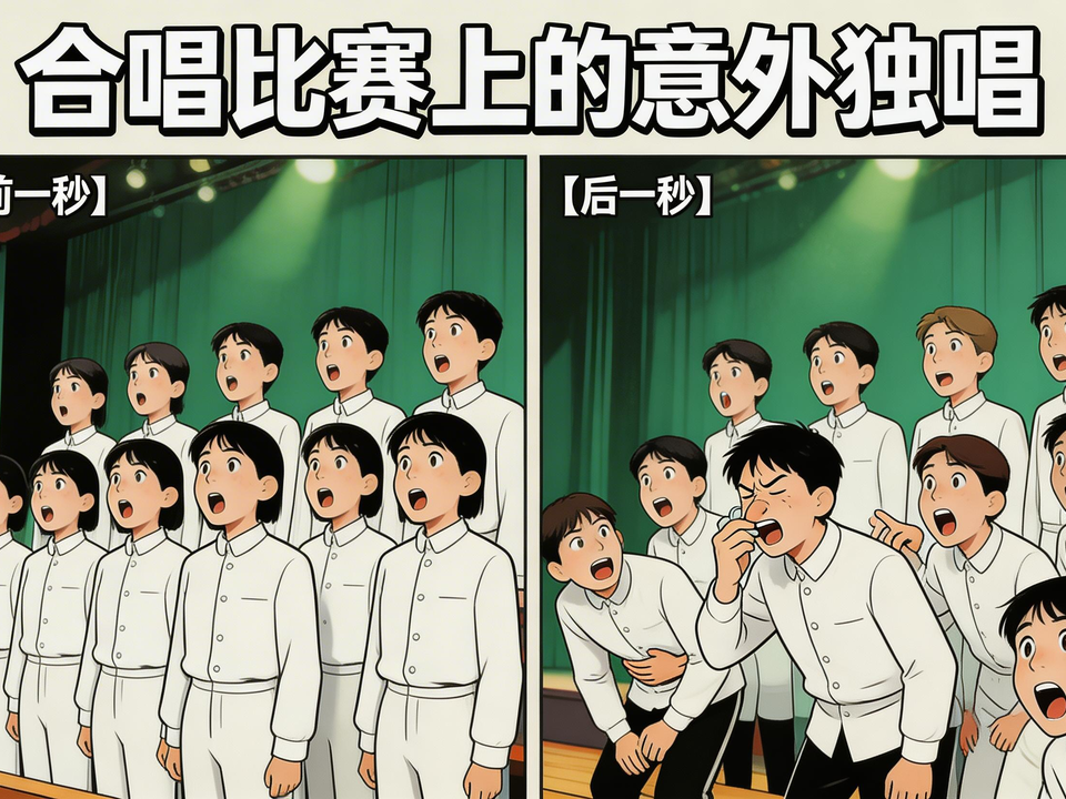 合唱比赛上的意外独唱 封面