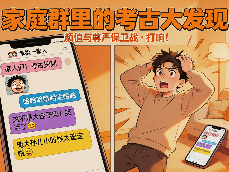 家庭群里的考古大发现 封面