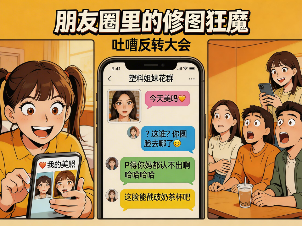 朋友圈里的修图狂魔 封面