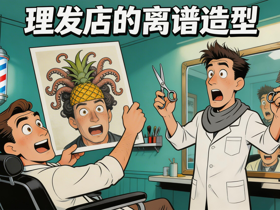 理发店的离谱造型 封面