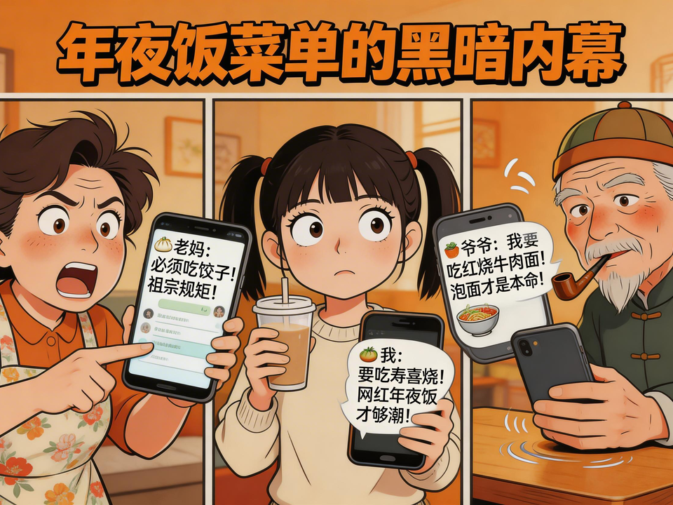 年夜饭菜单的黑暗内幕 封面