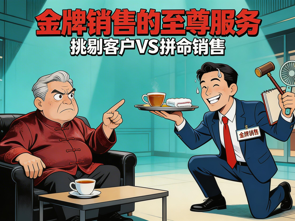 金牌销售的至尊服务 封面