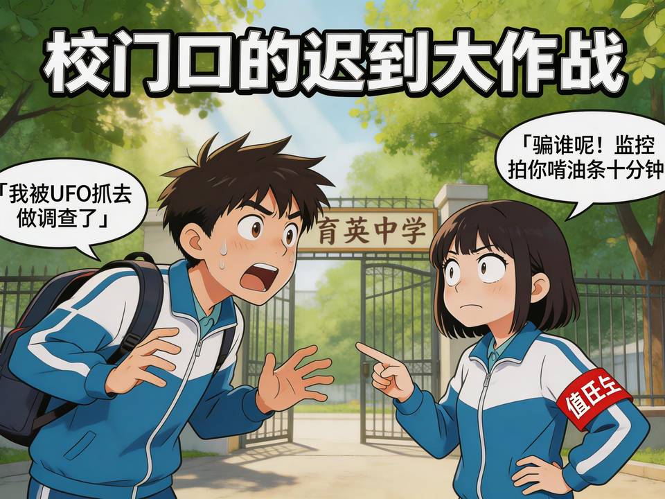 校门口的迟到大作战 封面