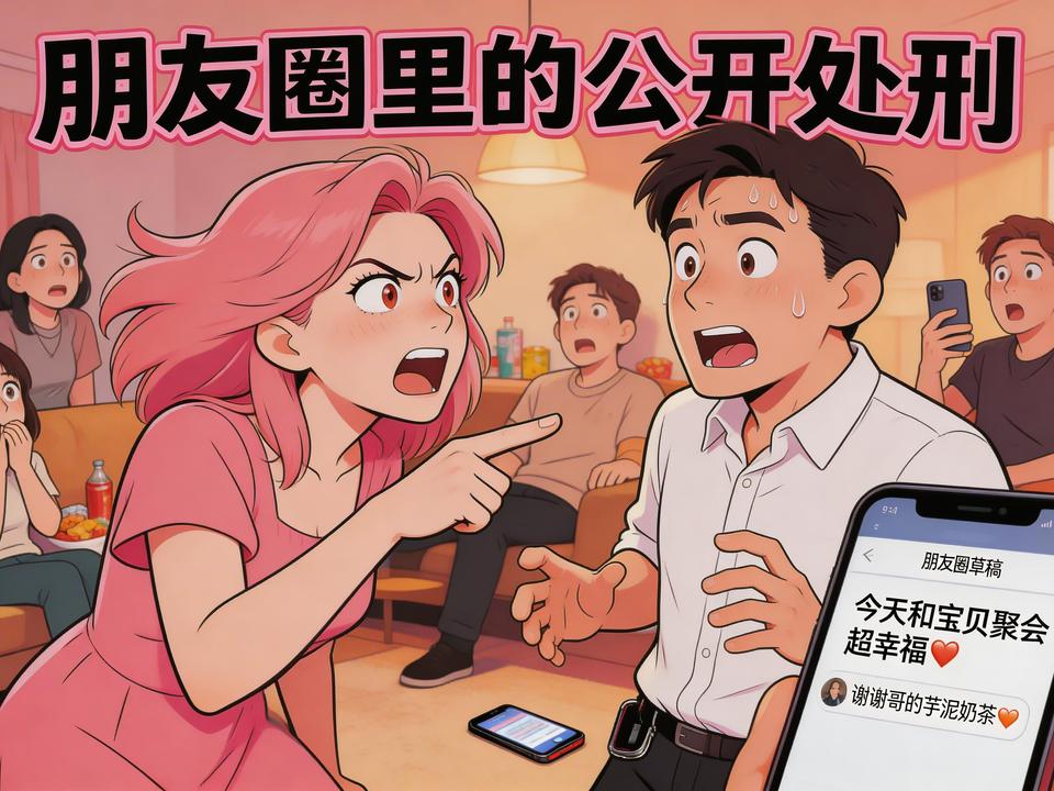 朋友圈里的公开处刑 封面